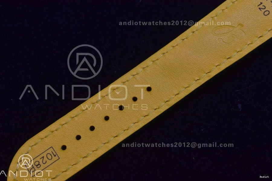 Edition  41mm Navitimer 1:1 Dial Leather Green Best TF A2824 on 0425